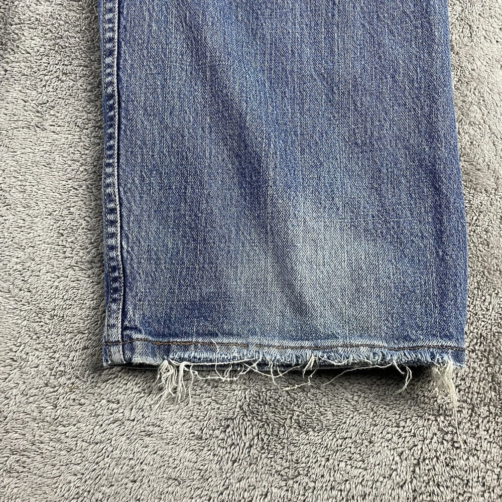 Levis 569 Loose Straight Jeans Mens 38x29 Blue Mid Rise Medium Wash - Picture 14 of 16